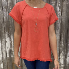 Tessa | Cotton Tassel Tee