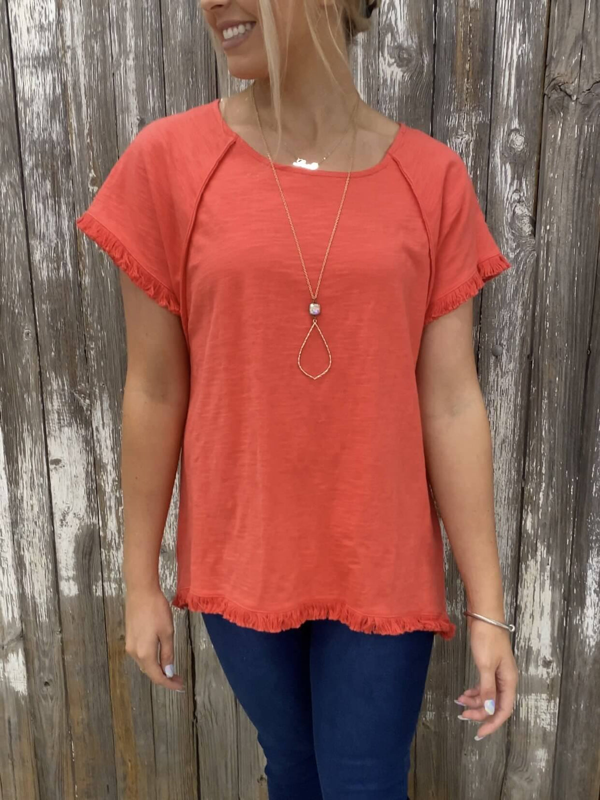 Tessa | Cotton Tassel Tee