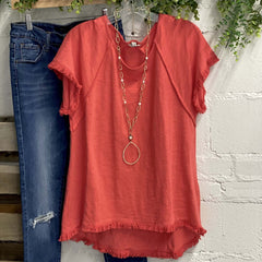 Tessa | Cotton Tassel Tee