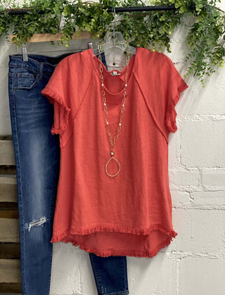 Tessa | Cotton Tassel Tee