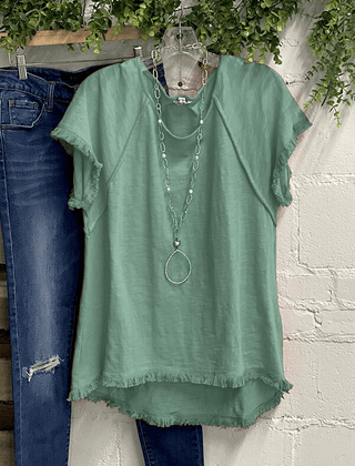 Tessa | Cotton Tassel Tee