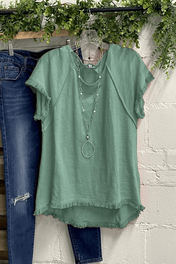 Tessa | Cotton Tassel Tee