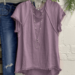 Tessa | Cotton Tassel Tee