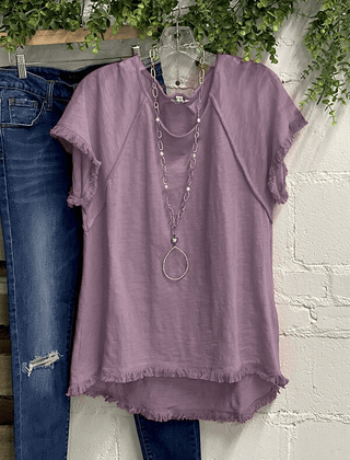Tessa | Cotton Tassel Tee