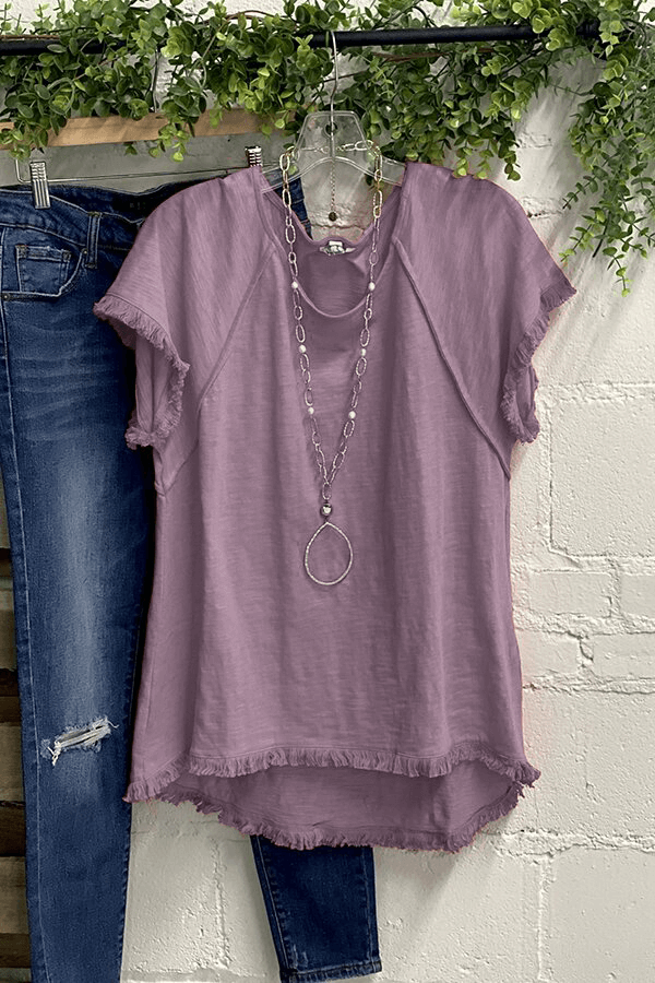 Tessa | Cotton Tassel Tee