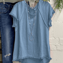 Tessa | Cotton Tassel Tee