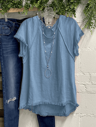 Tessa | Cotton Tassel Tee