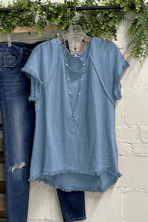 Tessa | Cotton Tassel Tee