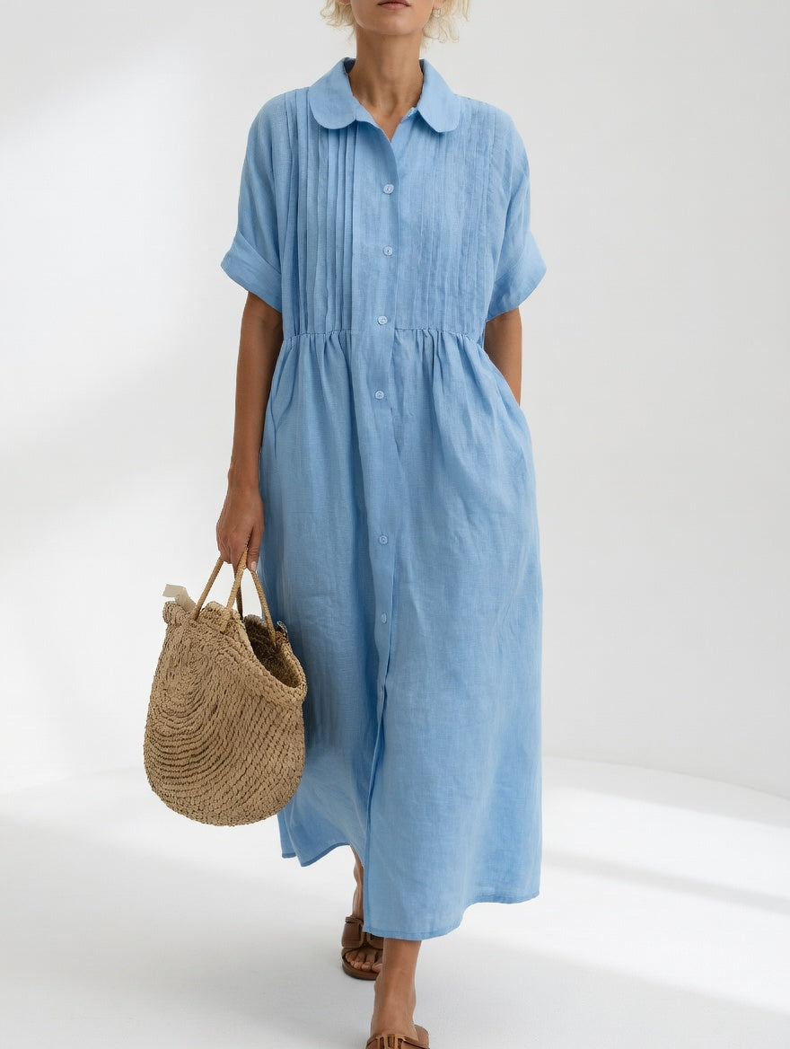 Lysandra | Fluid Shirt Dress