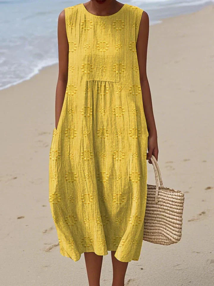 Natalie | Sleeveless Midi Dress