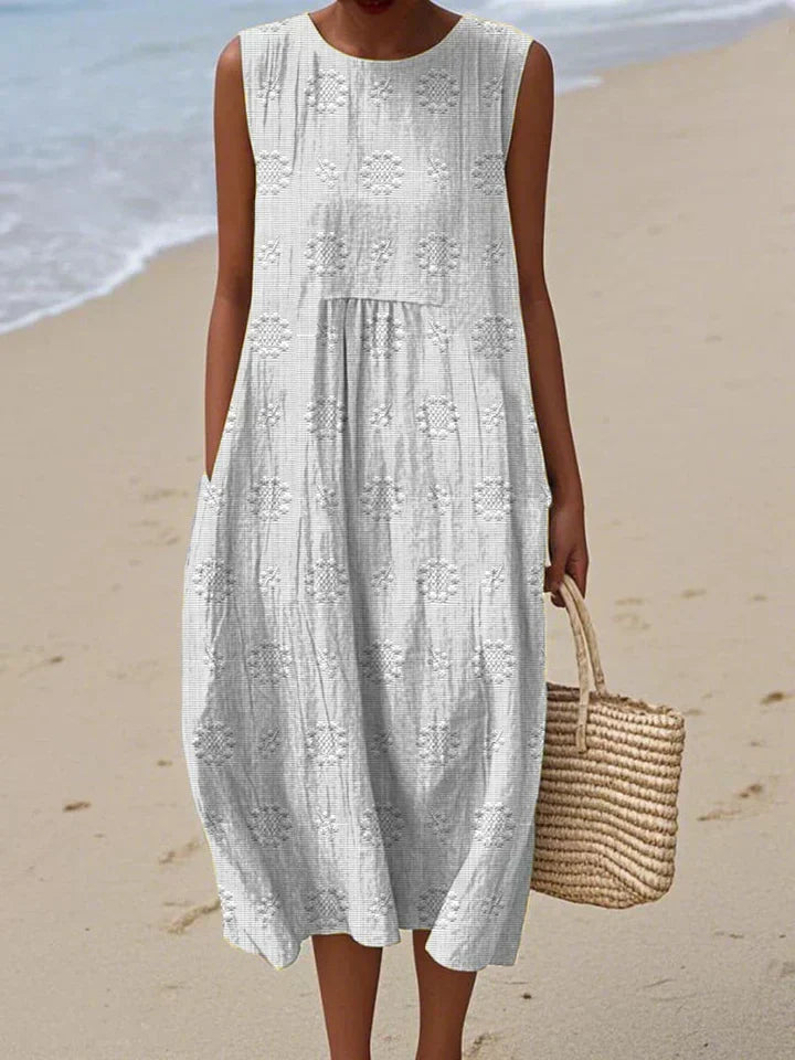 Natalie | Sleeveless Midi Dress