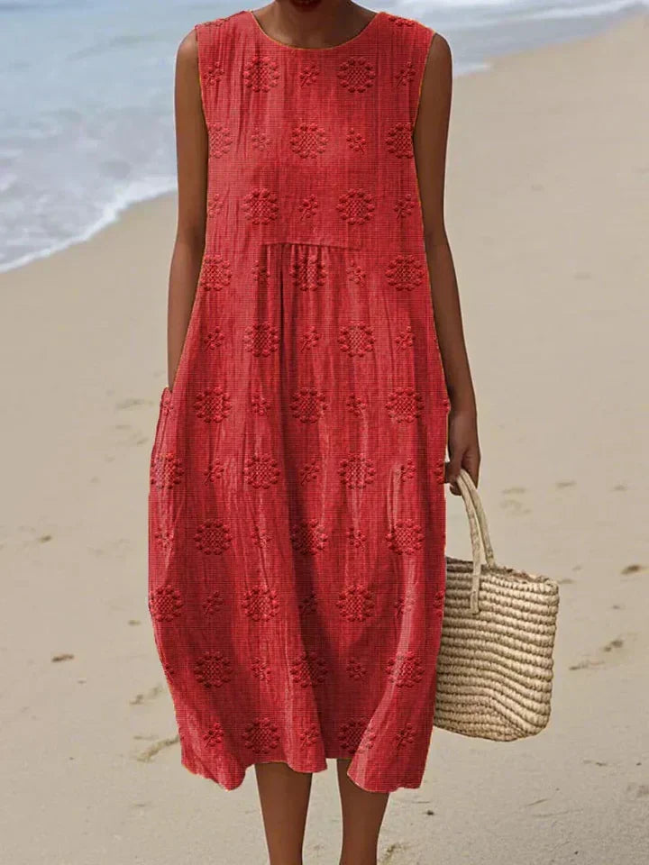 Natalie | Sleeveless Midi Dress