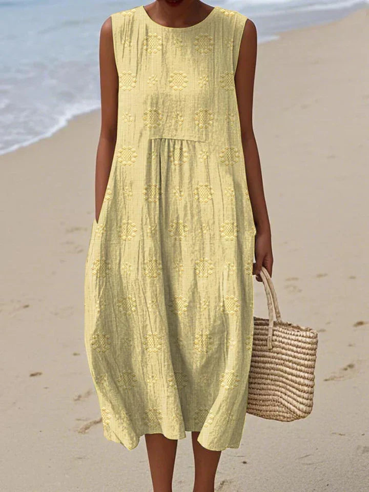 Natalie | Sleeveless Midi Dress