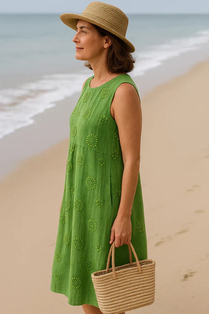 Natalie | Sleeveless Midi Dress