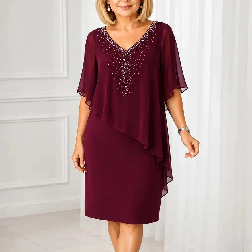 Eliza | Elegant Draped Dress