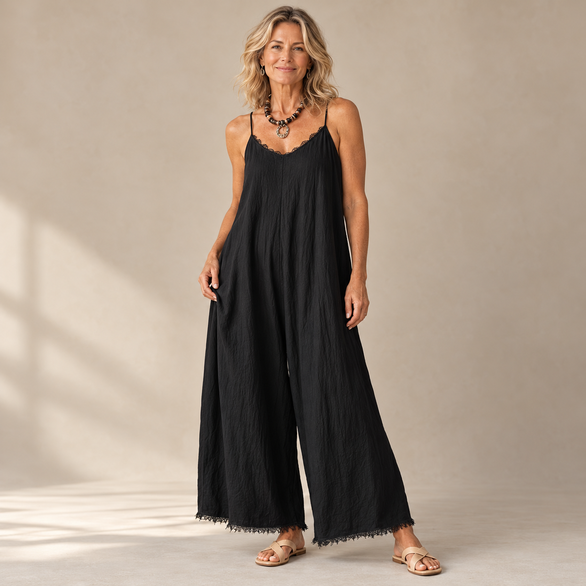 Pascale | Minimalist Linen Jumpsuit