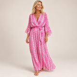 Calla | Bohemian Print Maxi Dress