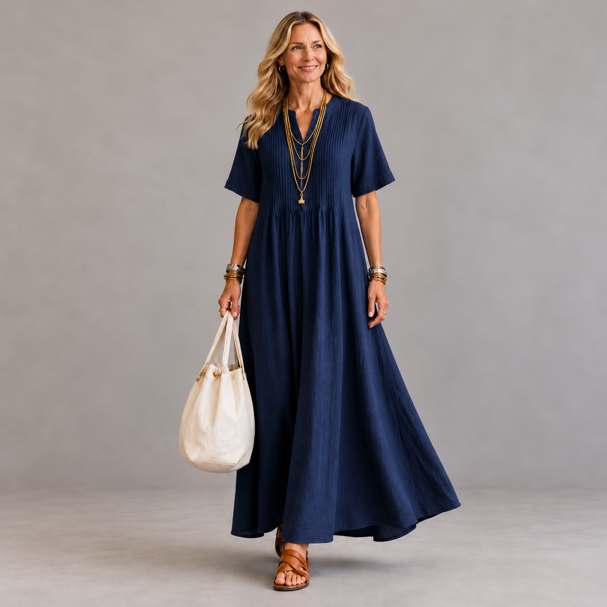 Nathalia | Pleated Dress