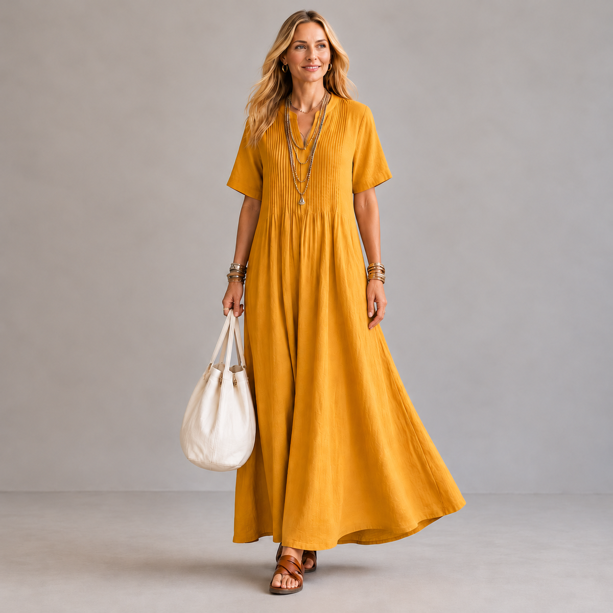 Nathalia | Pleated Dress