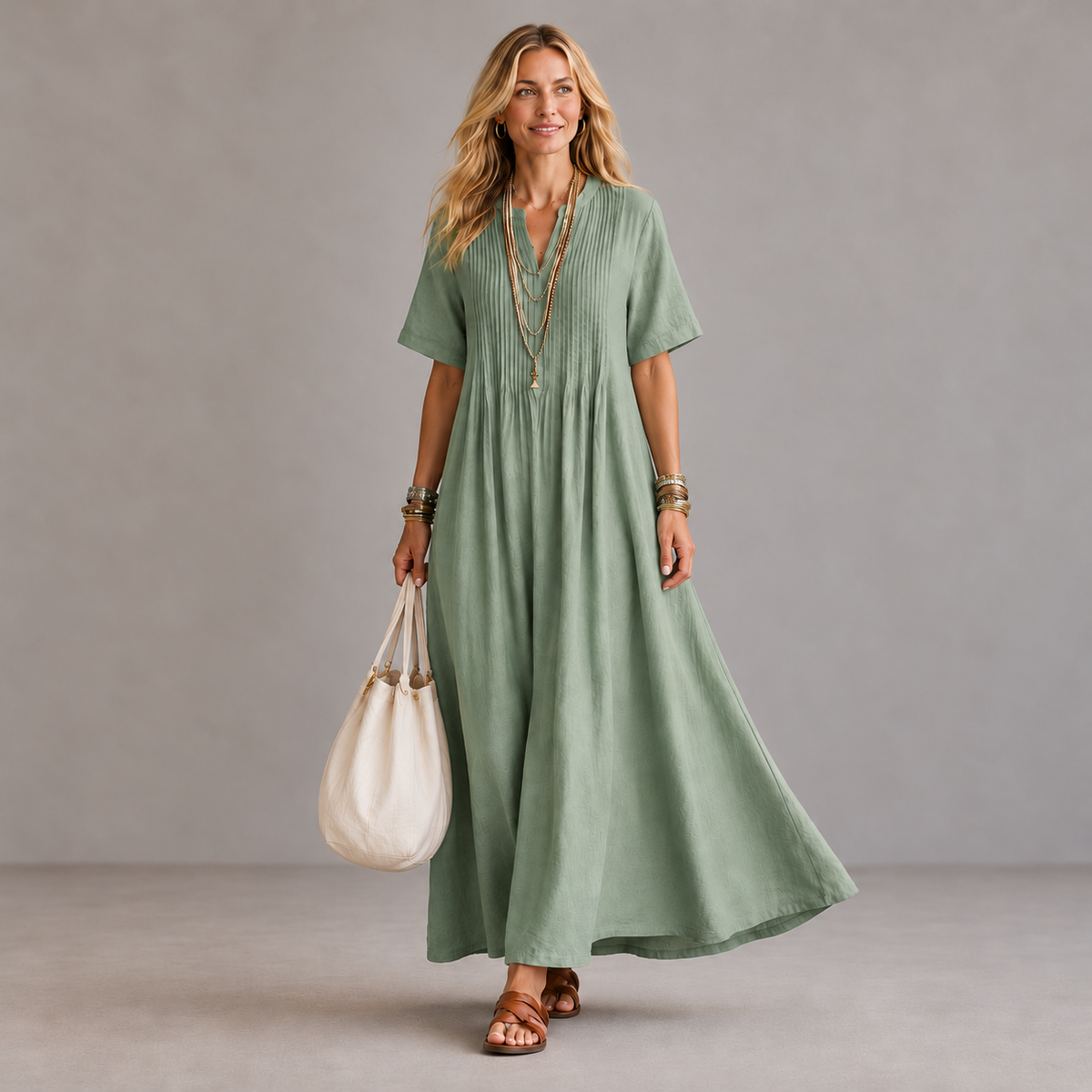 Nathalia | Pleated Dress