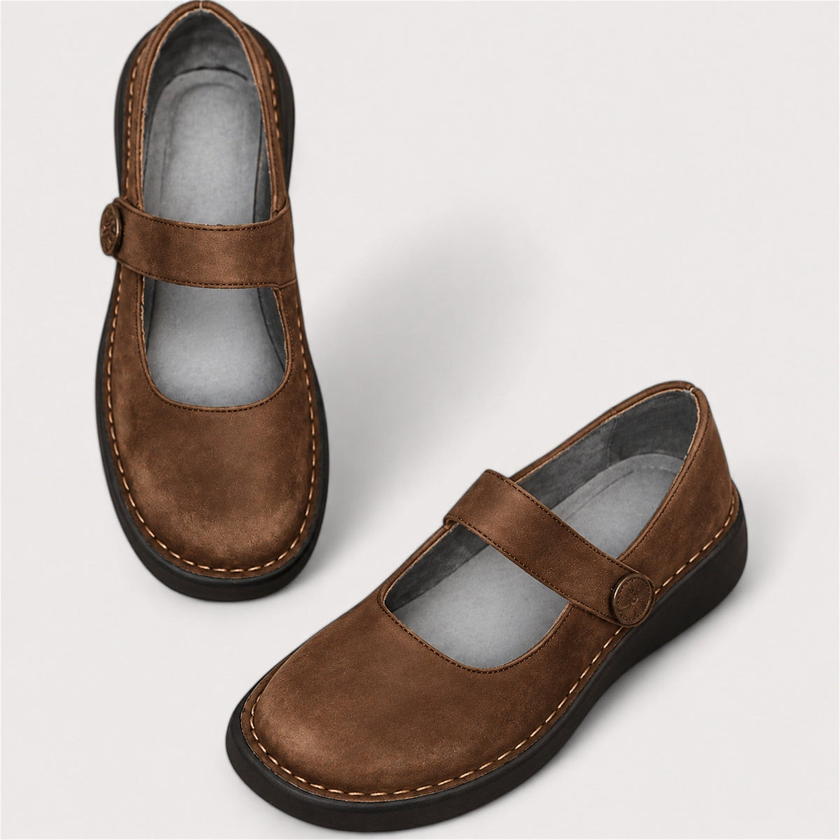 Janina | Cushioned Comfort Shoes - Brown
