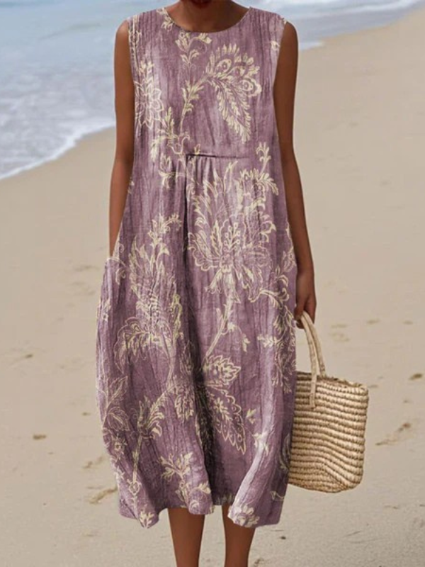 Caroline | Floral Midi Dress