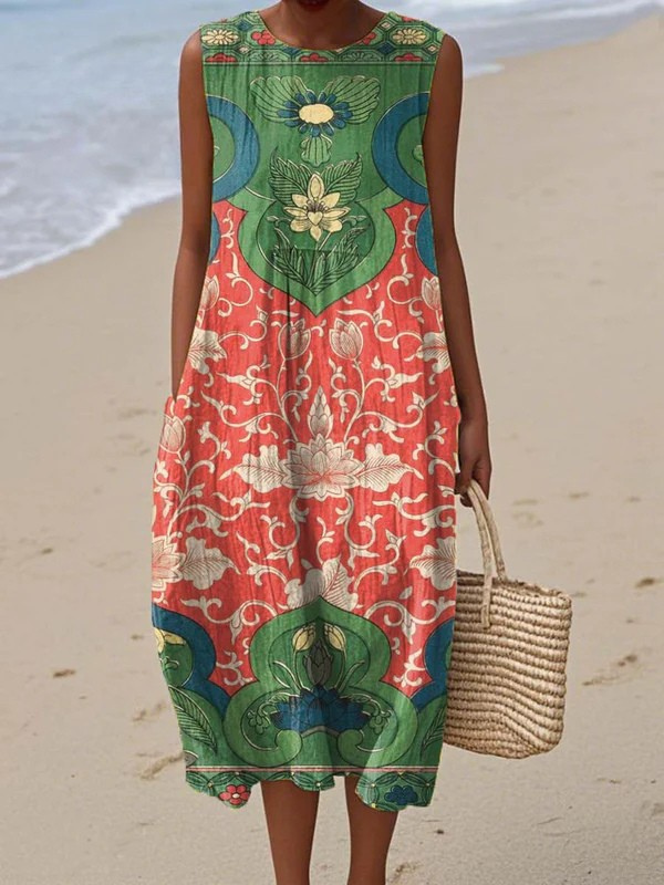 Maya | Bohemian Midi Dress