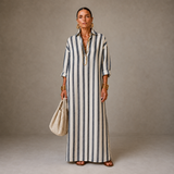 Nadia | Striped Maxi Dress