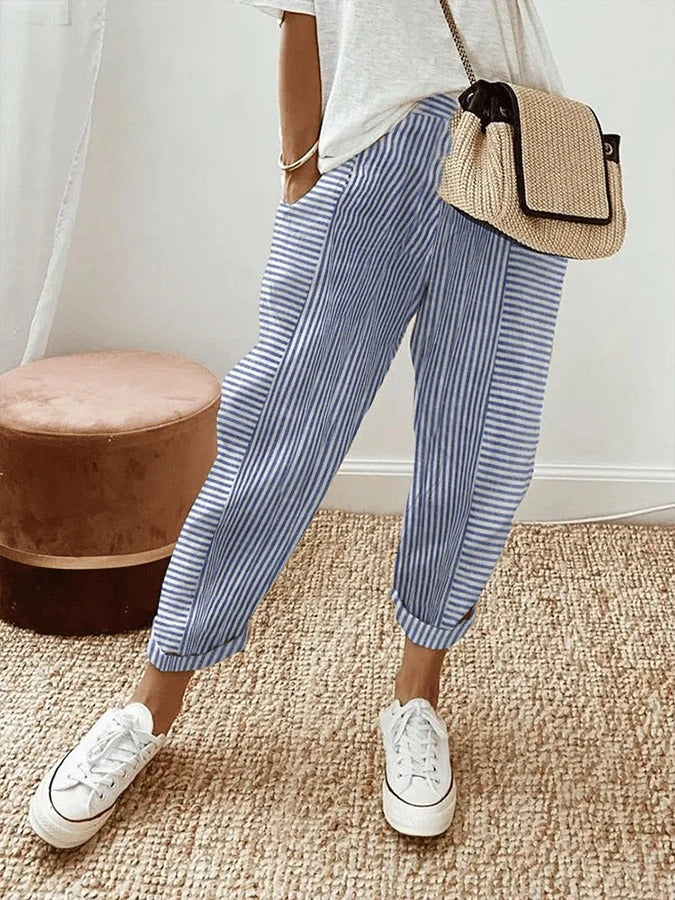 Rylie | Striped Trousers