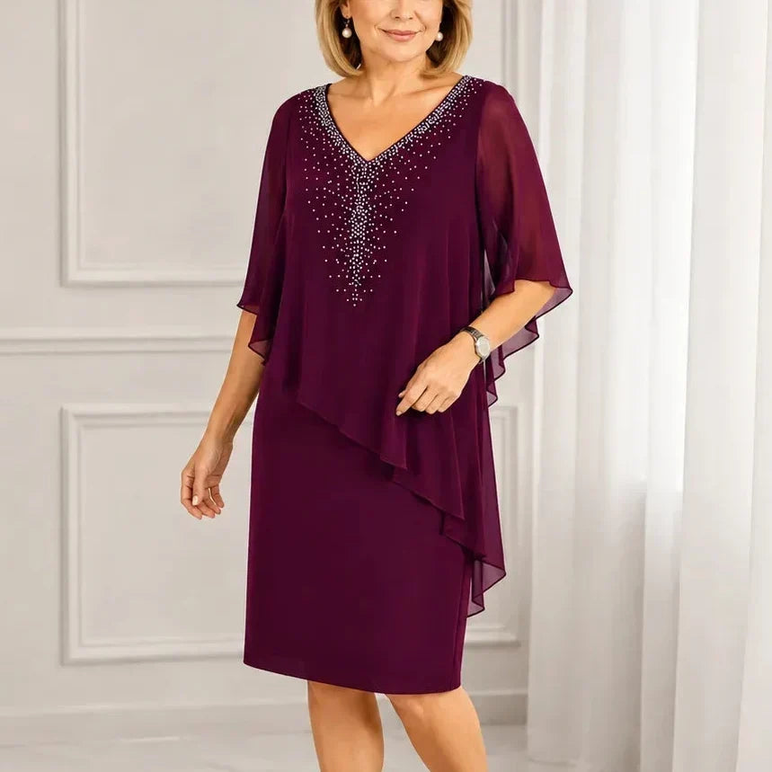 Eliza | Elegant Draped Dress