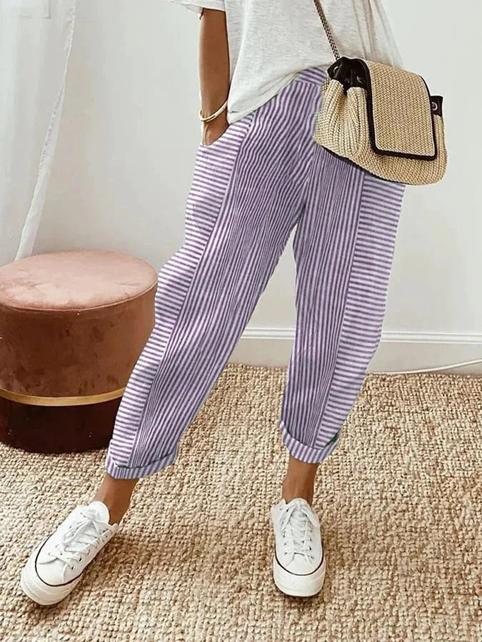 Rylie | Striped Trousers
